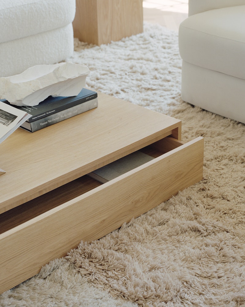 Mass Coffee Table Wide w. Drawer