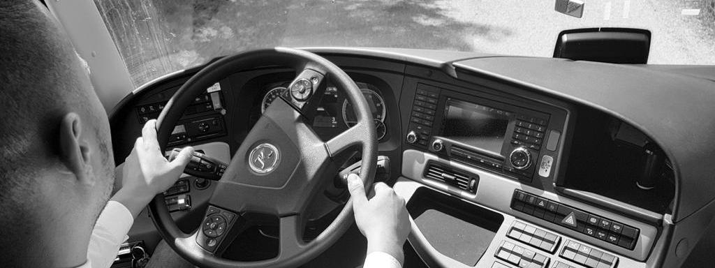 conducteur au volant