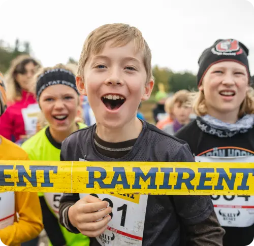 Happy children on Marathongruppen
