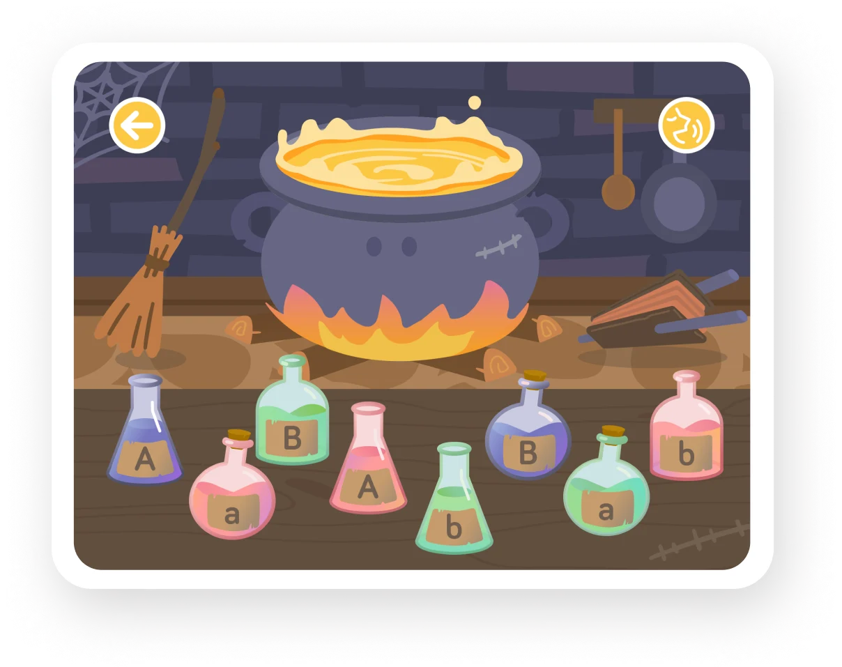 Albert Junior app Abc subject screen 1