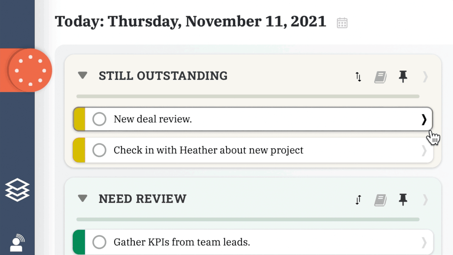 example of work time tracking