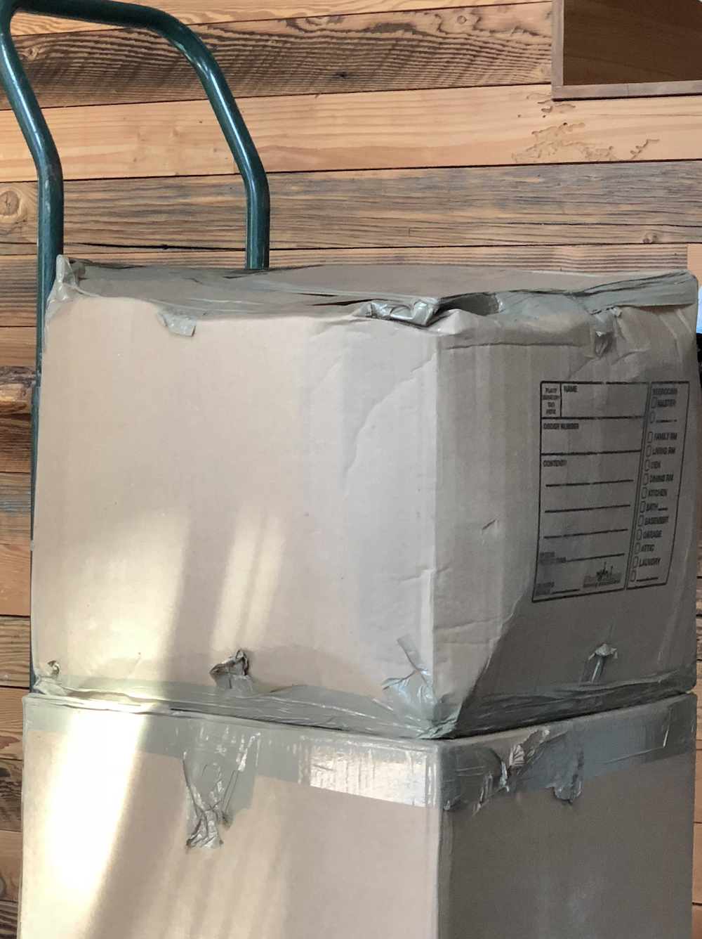 Moving boxes