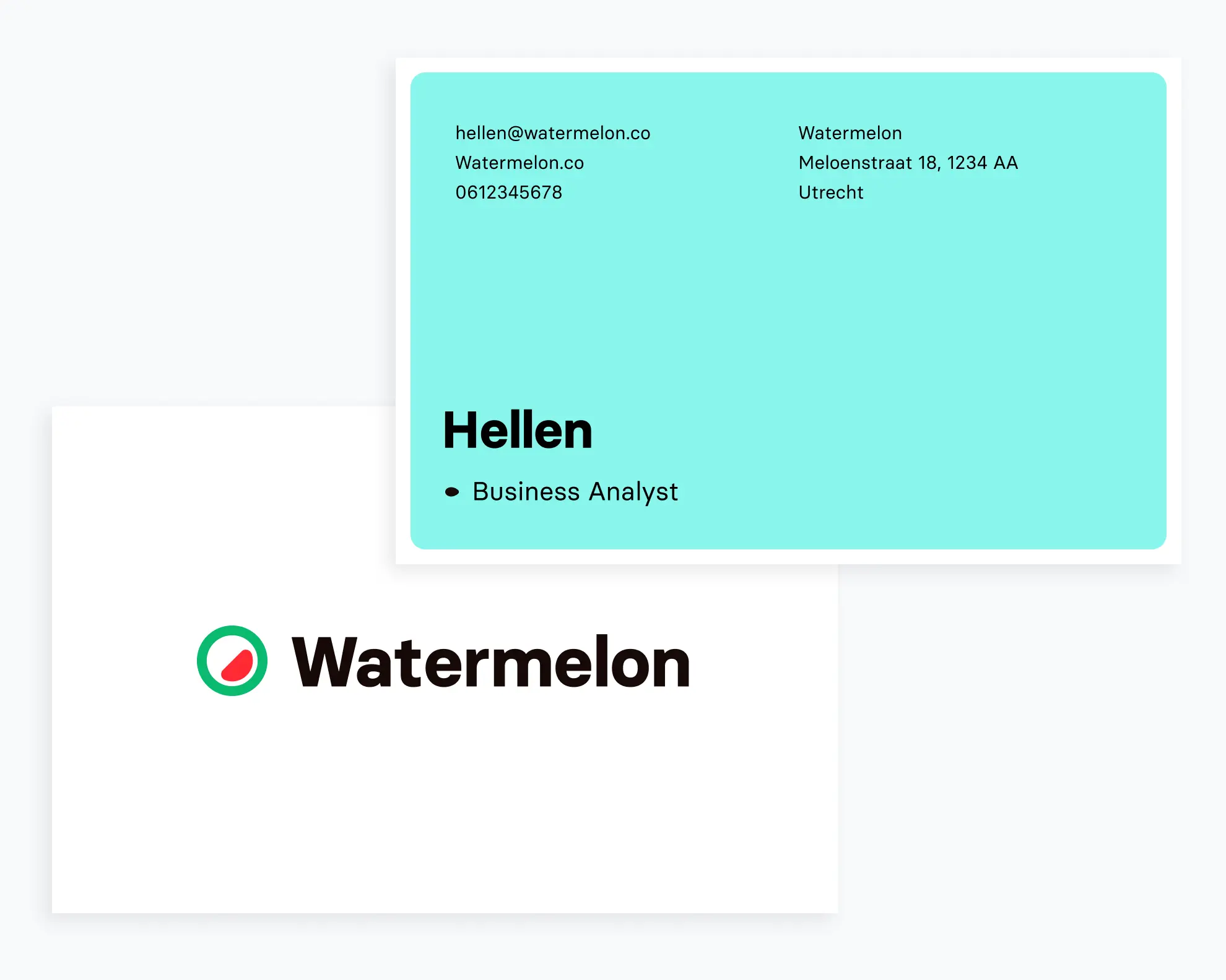 Watermelon Business Cards