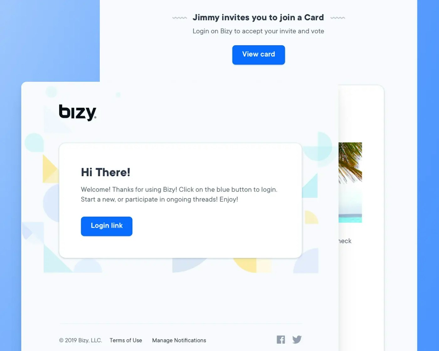 Bizy Email Template