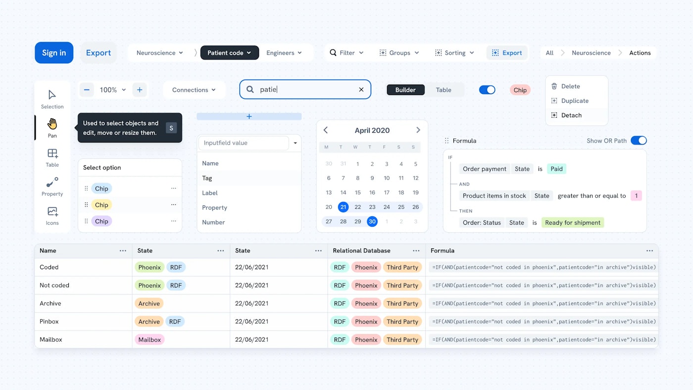 Library Components of Fyngo