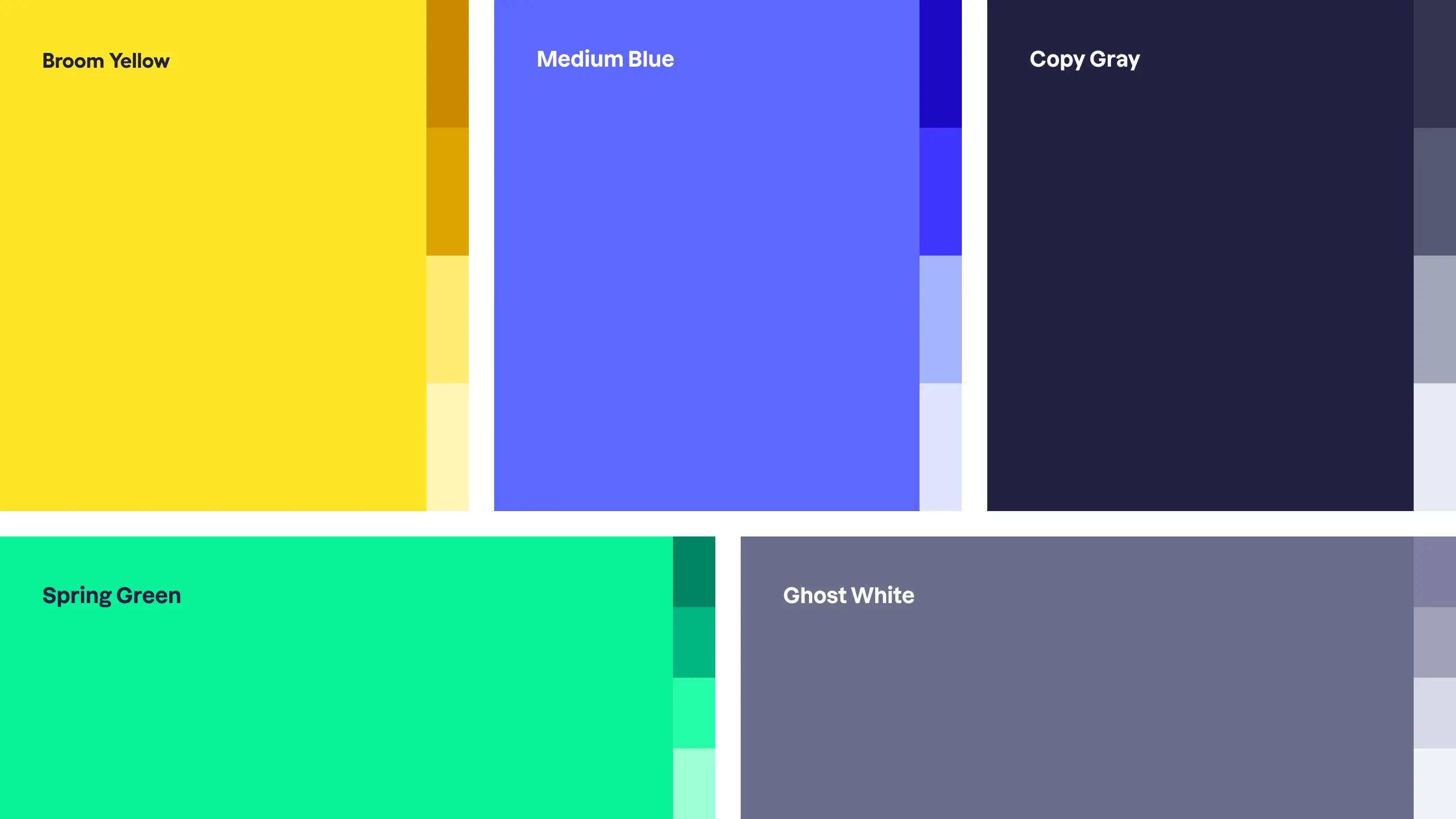 Color palette for Rally Reader