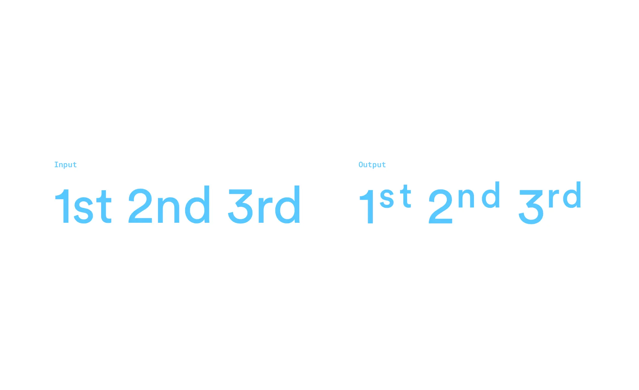 Showcasing the use of Ordinals