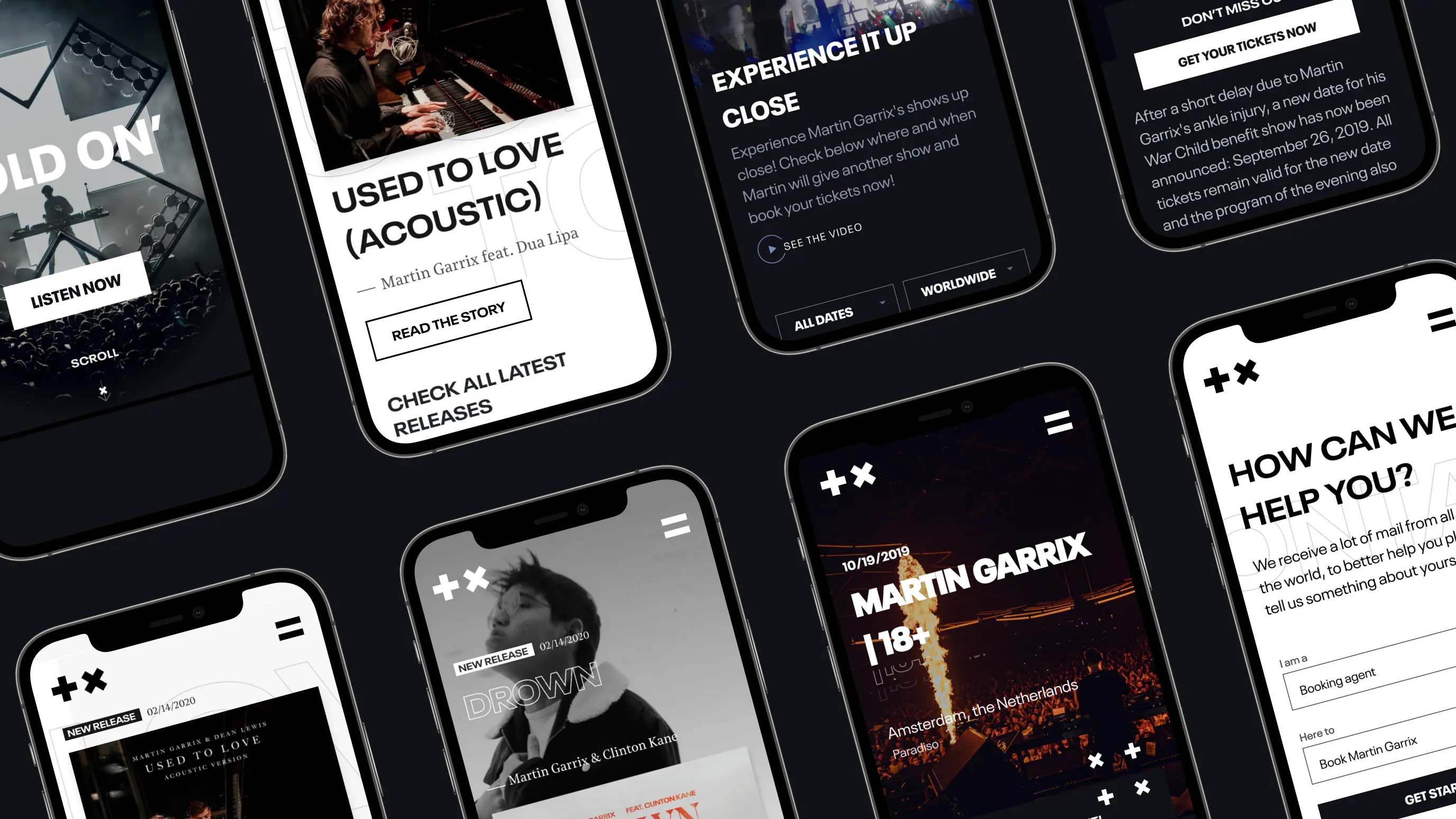 Martin Garrix Mobile Screens