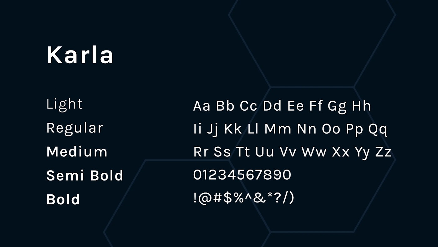 Karla typeface - Synaps