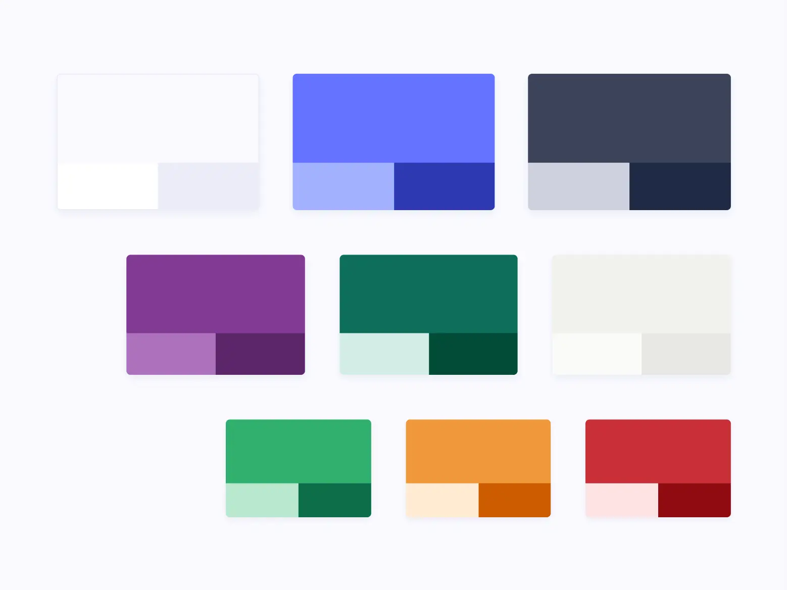 Startpage colors