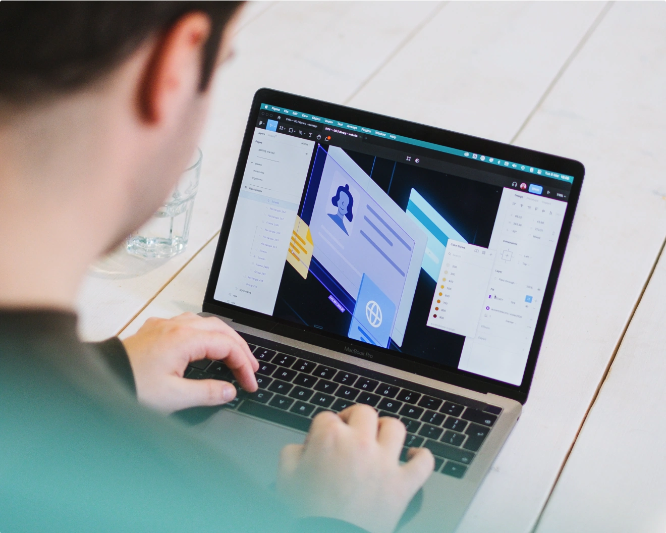 Making illustrations for our client Synaps