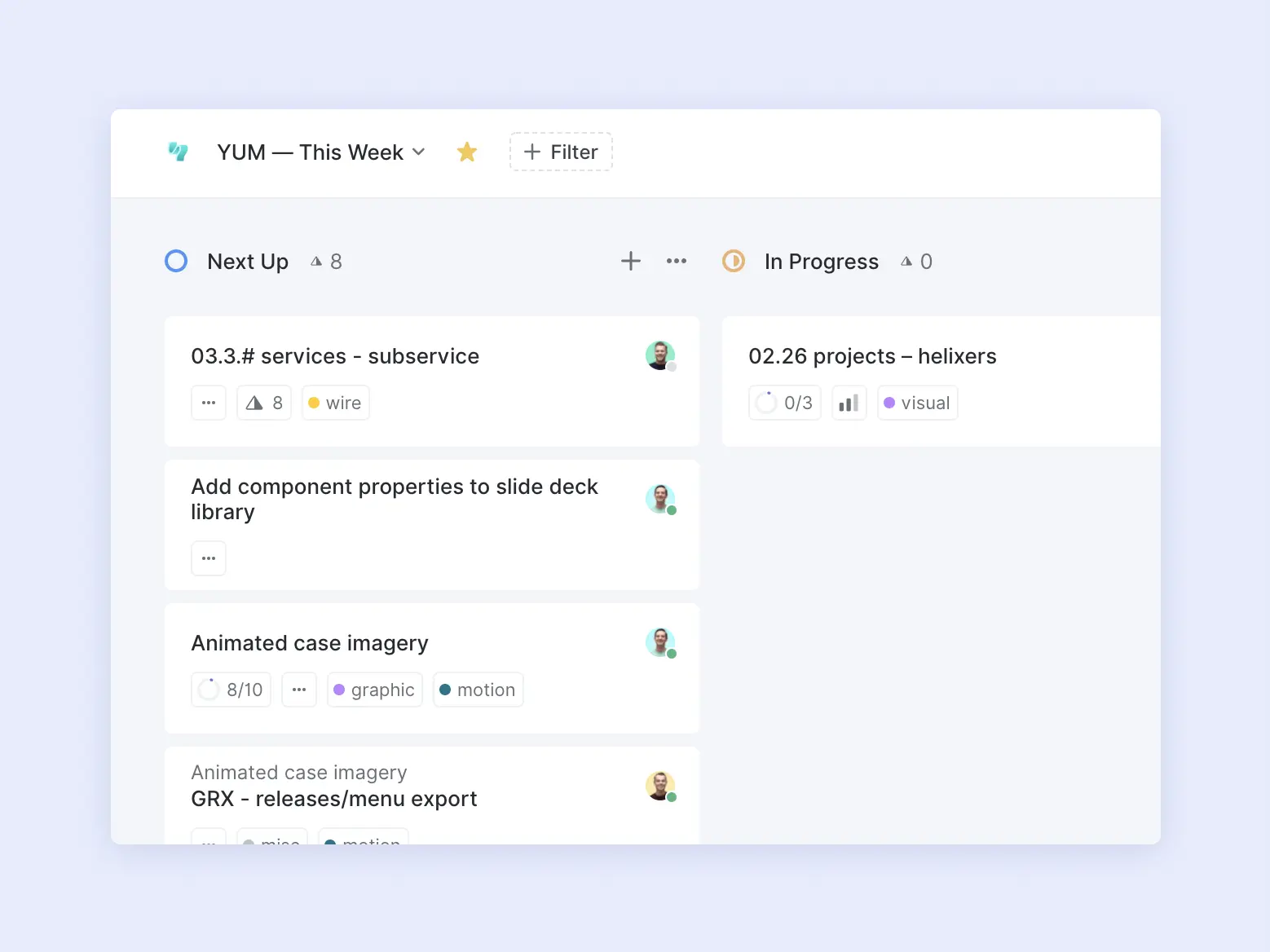 This Week view in Linear