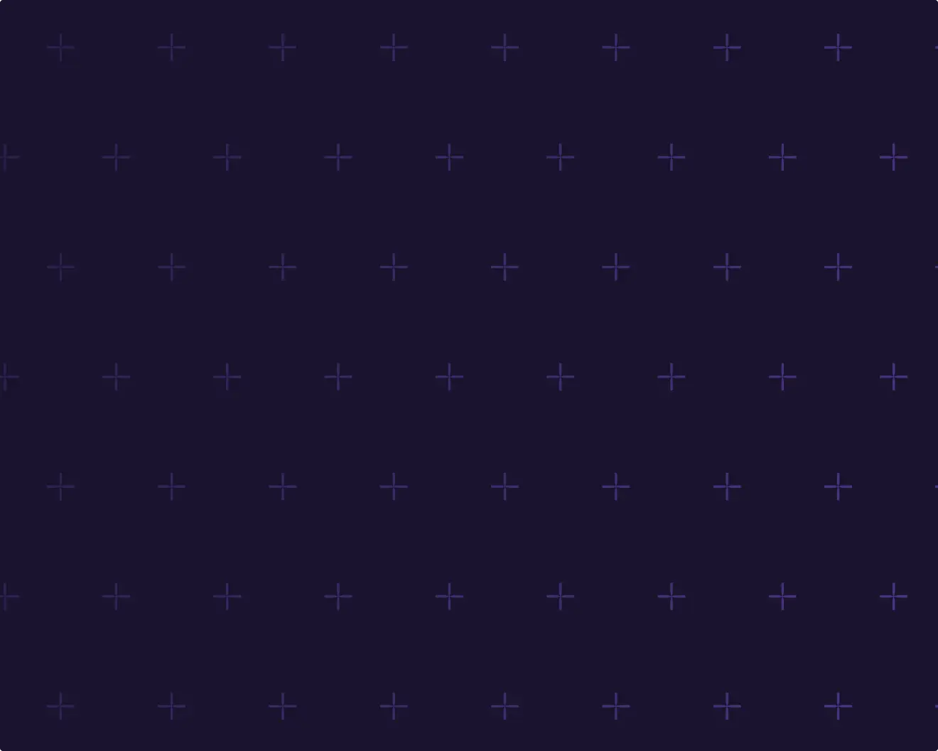 Rectangle that displays the pattern we've made for Tuple on a dark background