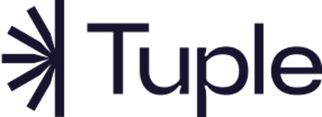 The new logo of Tuple in a dark color