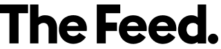 The Feed logo set in a dark antracite color