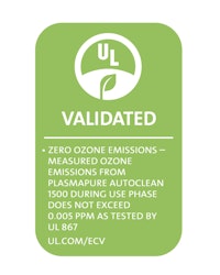 UL2998 | PlasmaPURE AutoClean 1500