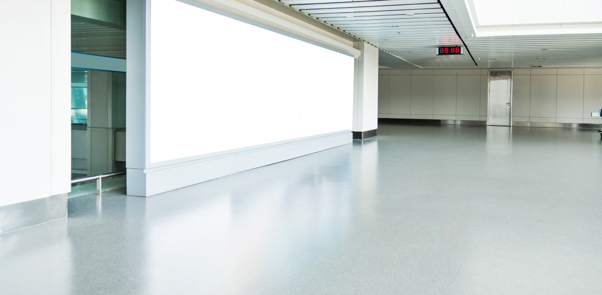 Empty Hospital Corridor