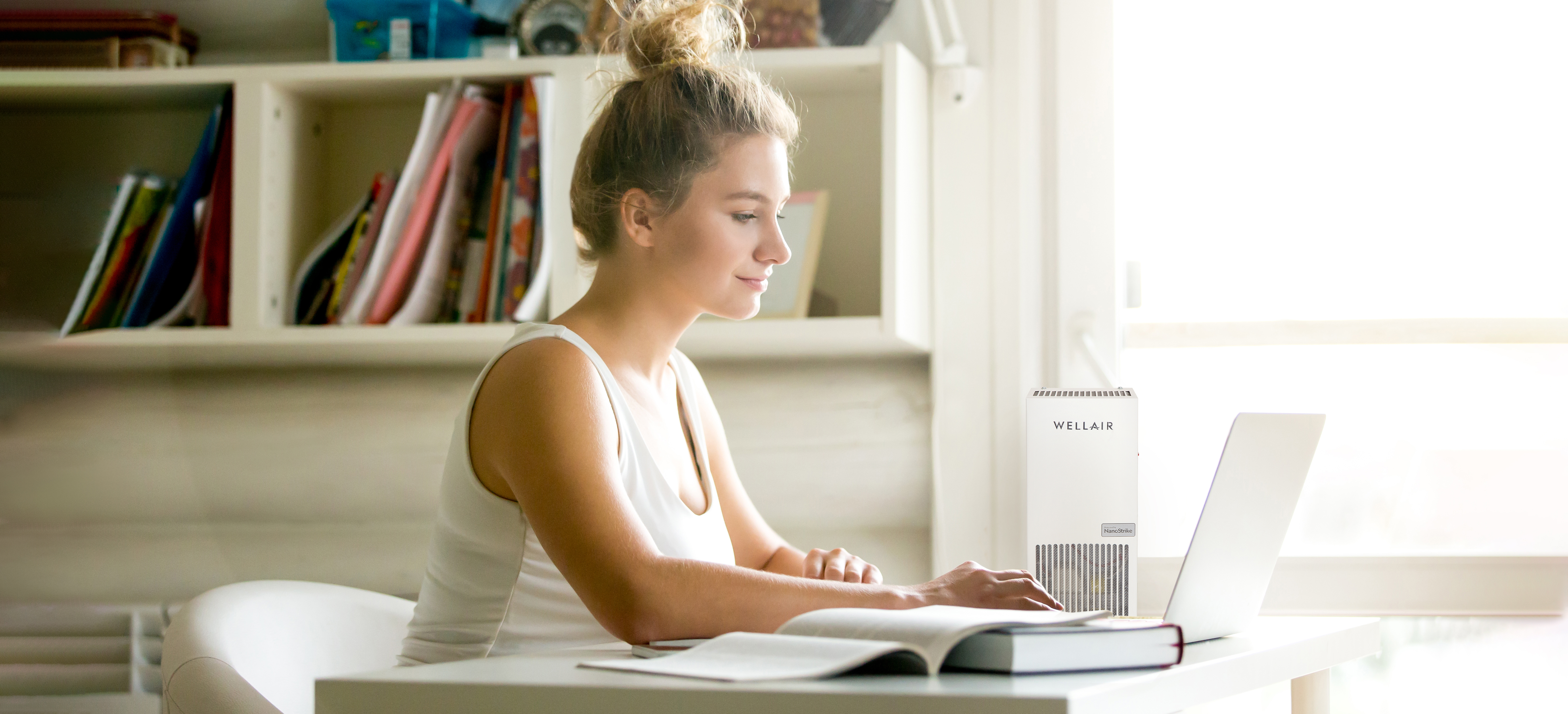 University student doing homework University student doing homework