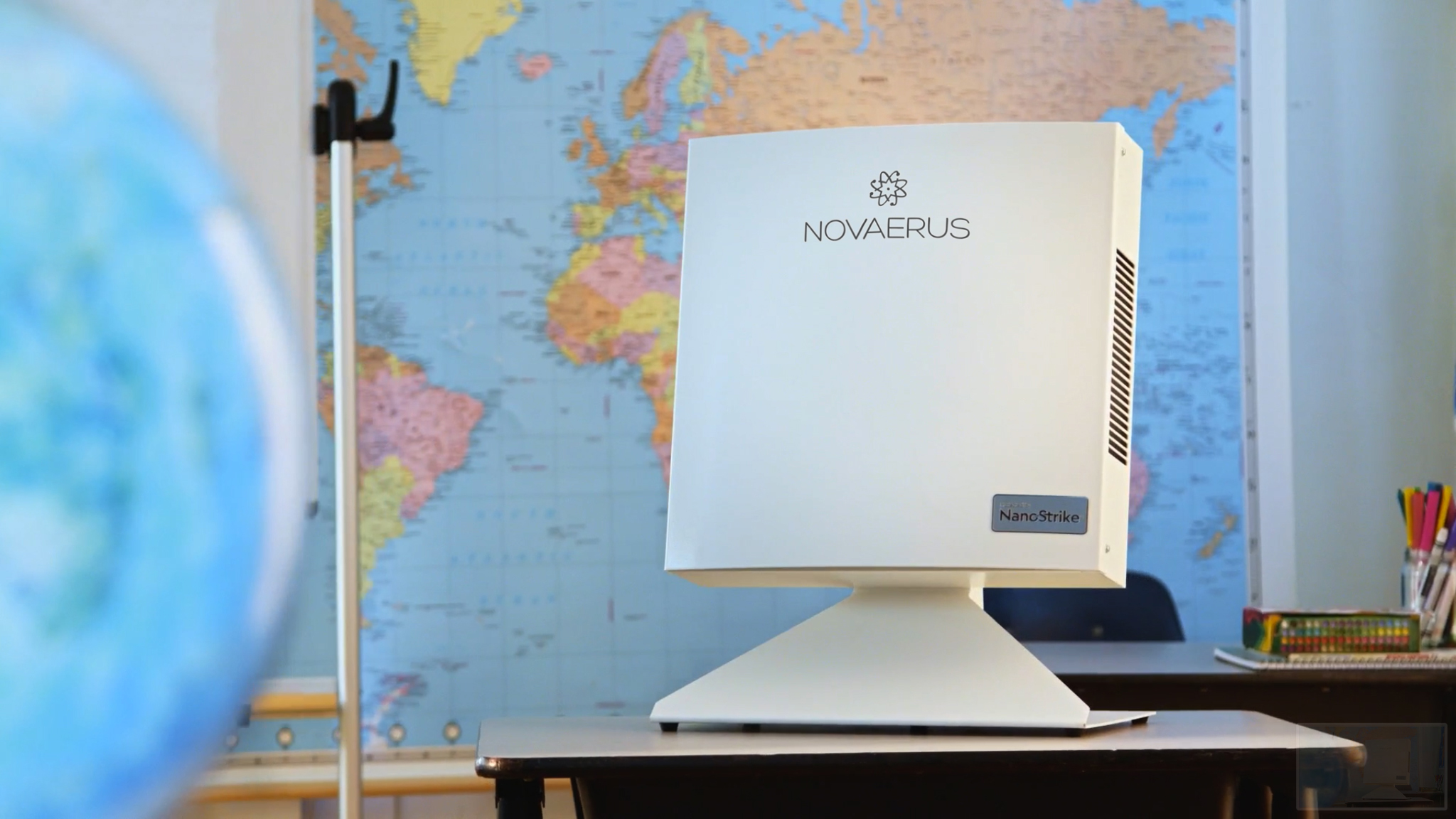 Novaerus Protect 900 in a classroom