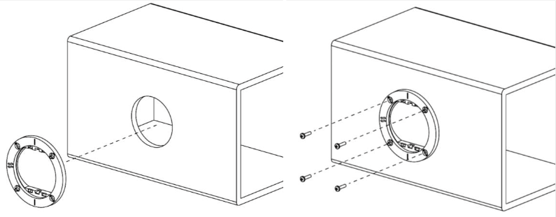 Figure 3 Insert the RapidPURE mounting plate