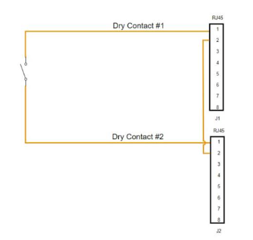 Figure 12 Dry Contact Internal Schematic