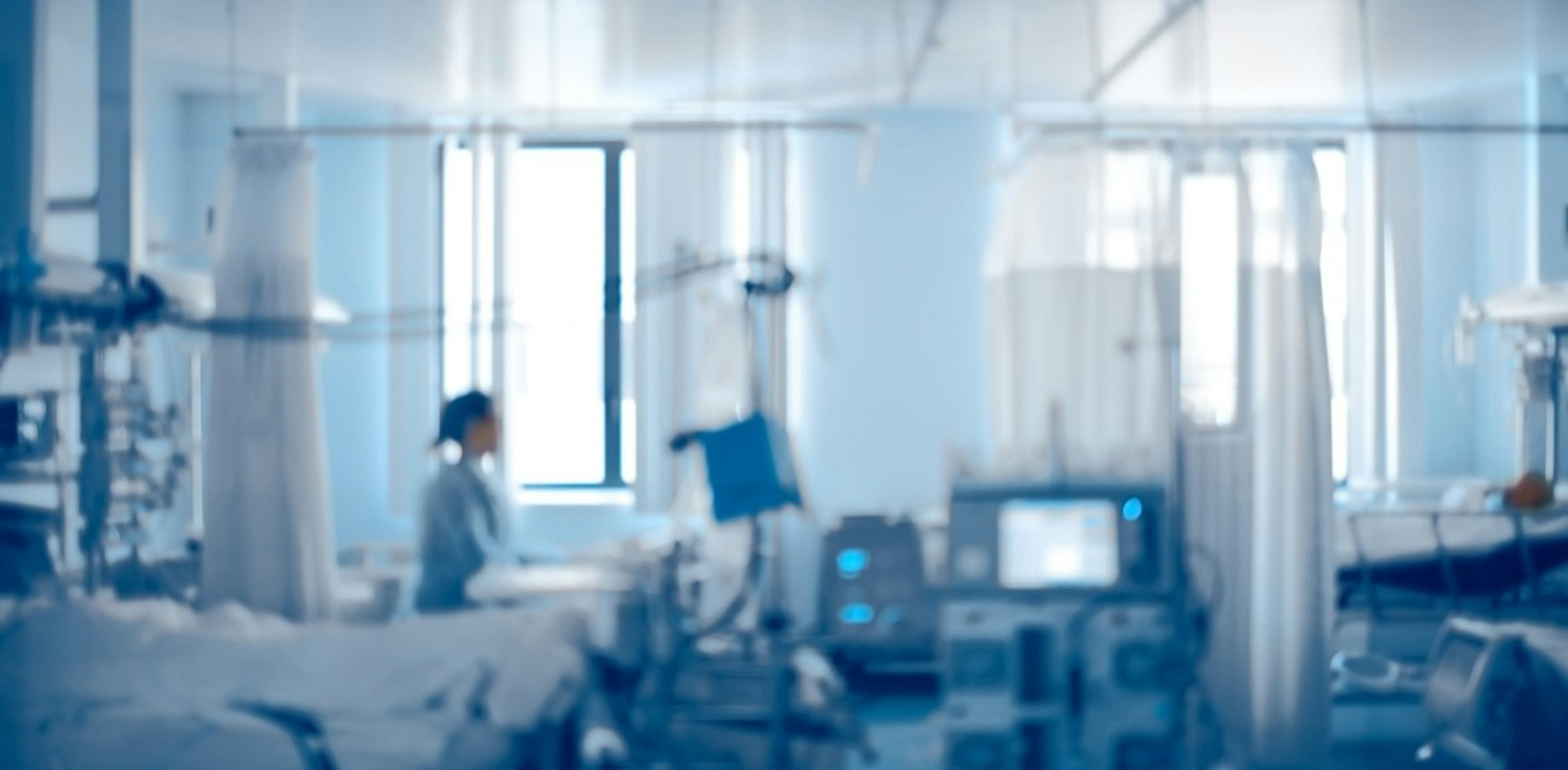 ICU Room where lethal pathogens lurk