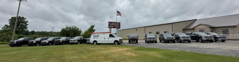 J & J Sheet Metal fleet of vehicles