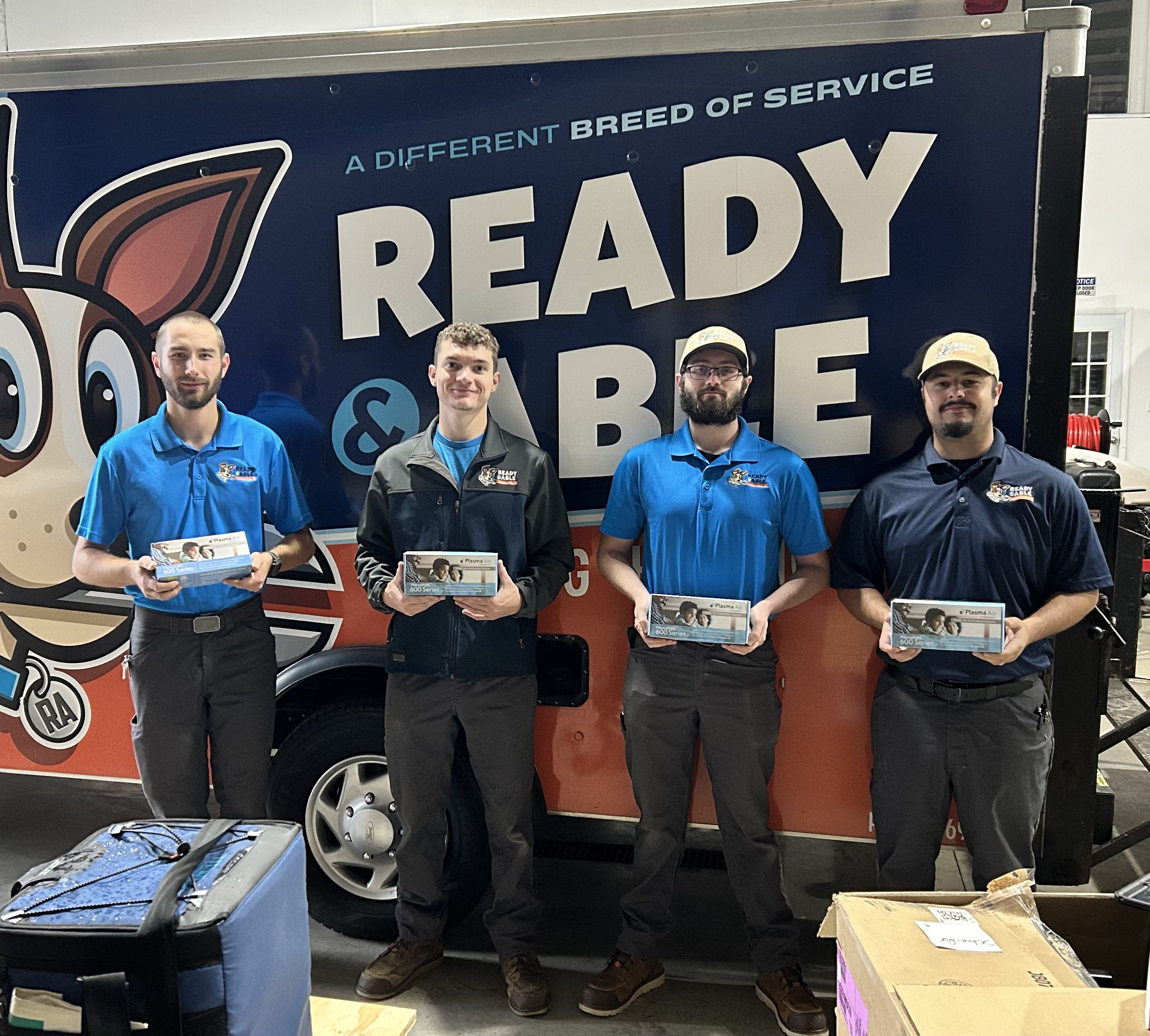 Ready & Able Plumbing Team with PlasmaPURE