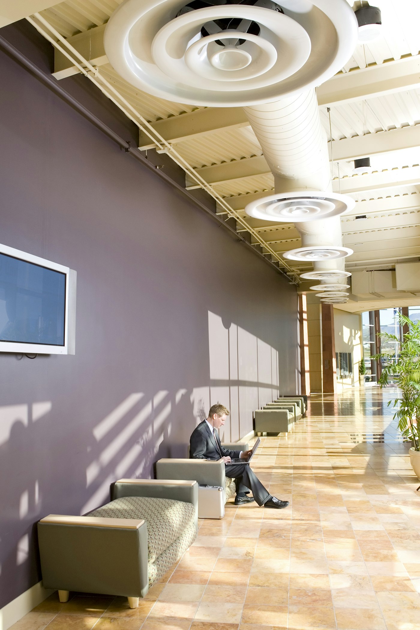 Busy buildings use WellAir for IAQ.