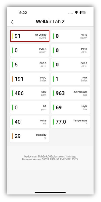 NanoView - All Readings Tiles