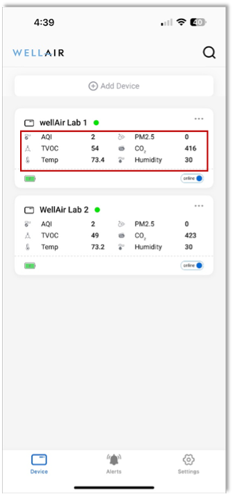 NanoDetect PRO - 6 measurements