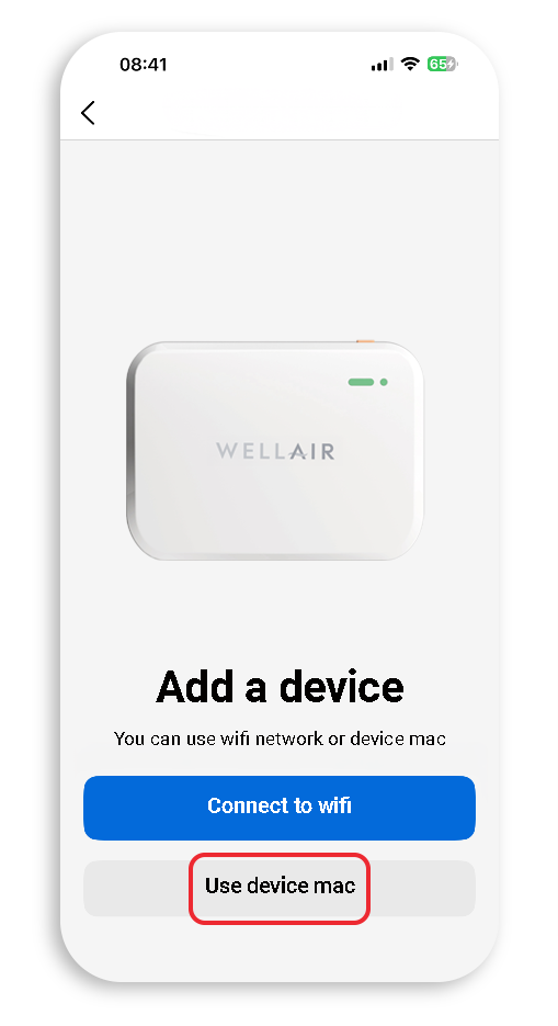 NanoDetect PRO - Use MAC Address