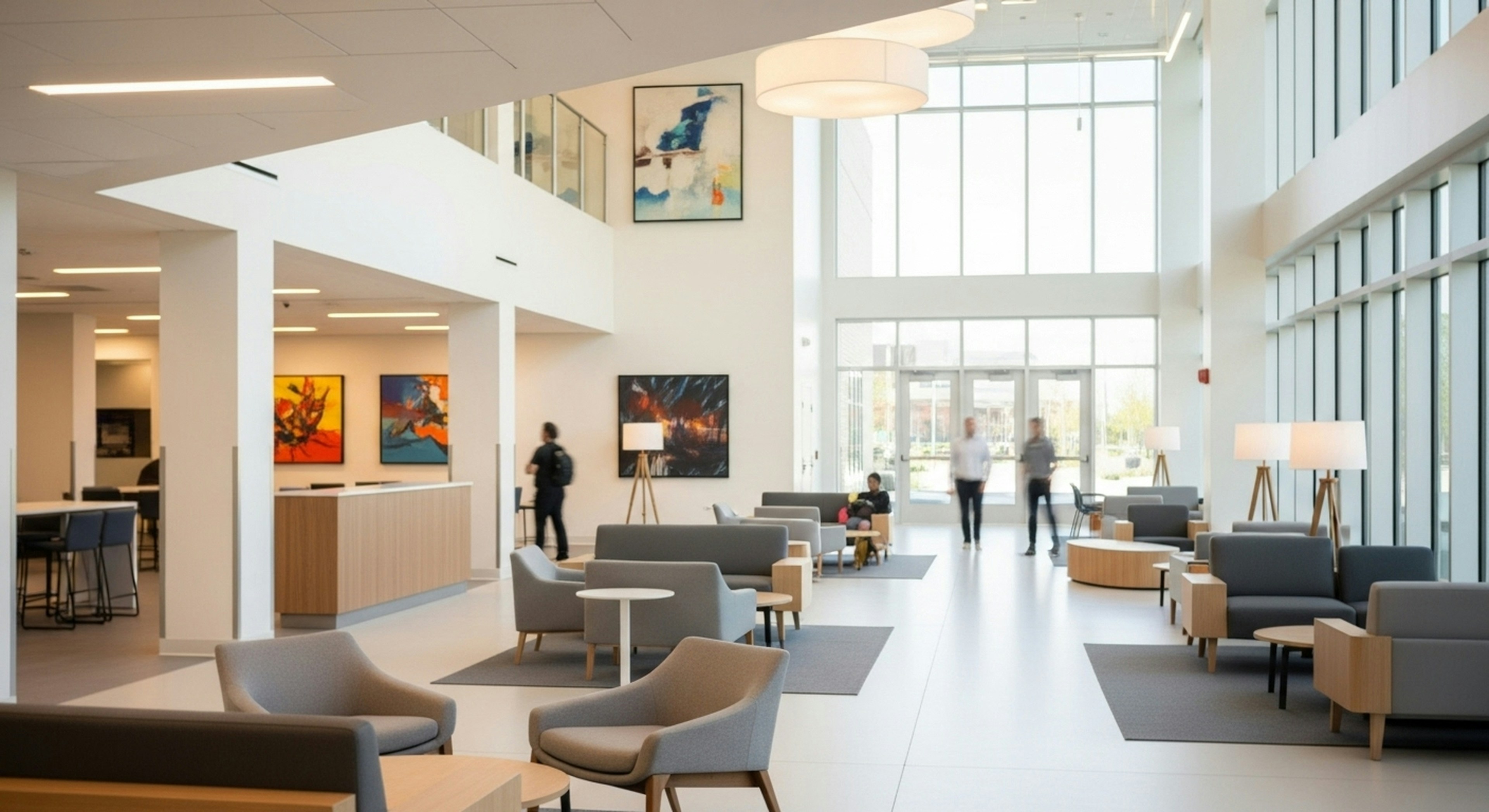 Modern Office Lobby