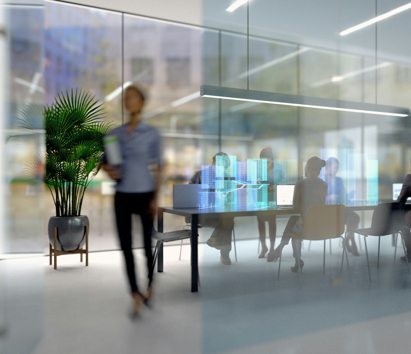 Modern Office Blurry