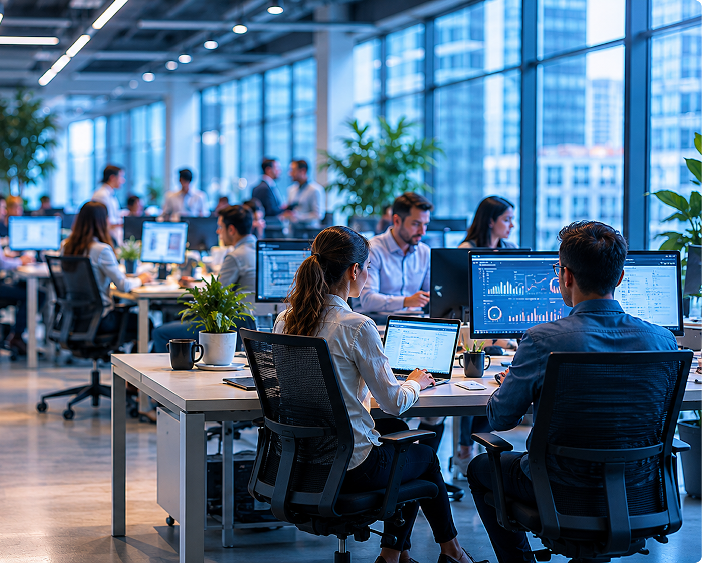 busy commercial office 2