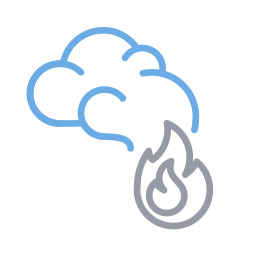 fire smoke icon