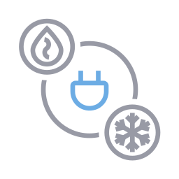 icon hvac energy consumption hot cold