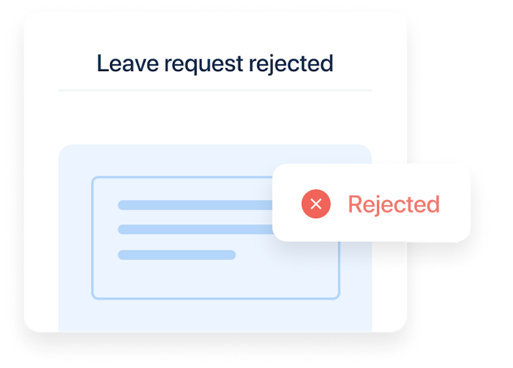 Managers can add comments when refusing requests