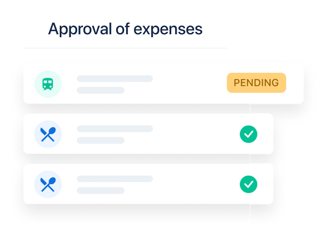 approval of expenses by managers