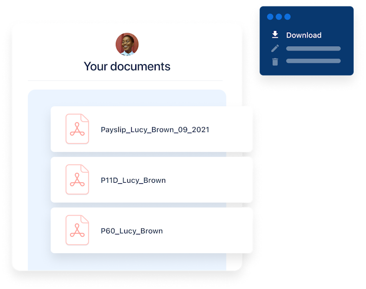 Easy access to online payslips and documents