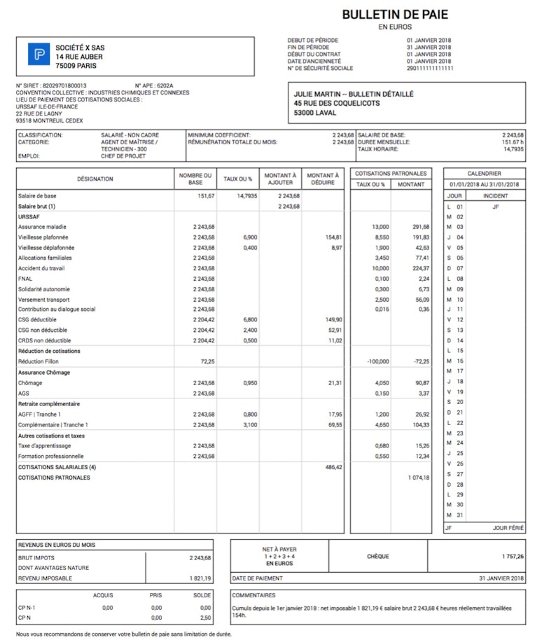 Bulletin de salaire simplifié en 2023 les éléments essentiels