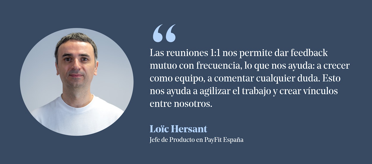 Loïc Hersant sobre las reuniones 1:1