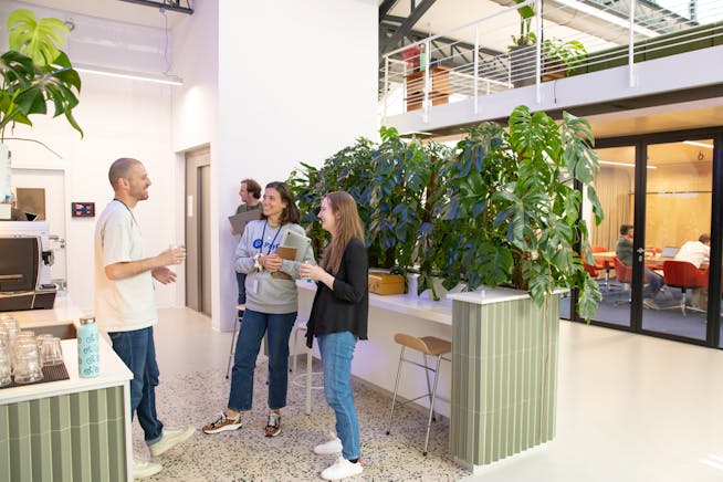 People collaborating at work