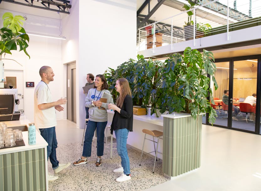 People collaborating at work