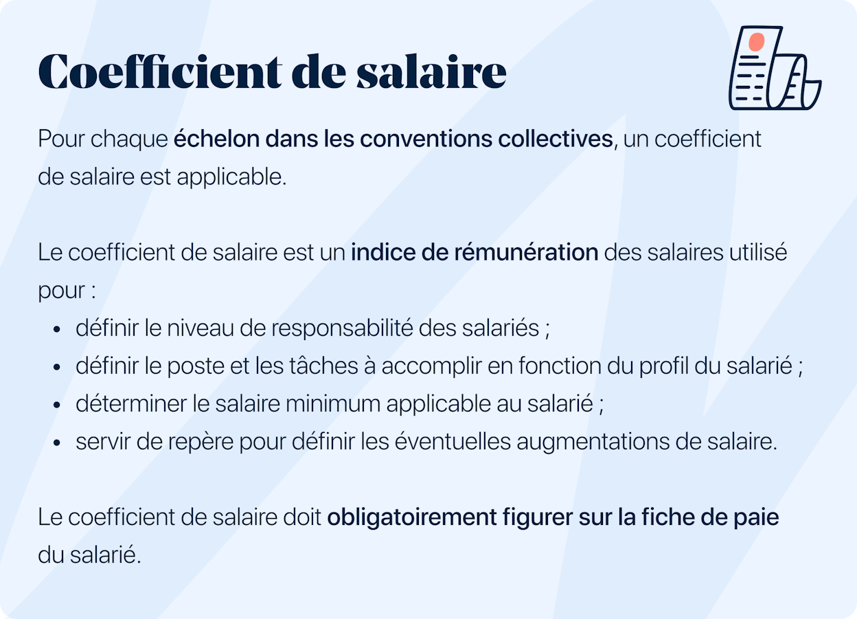 coefficient de salaire 