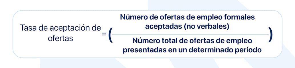 Tasa de aceptación de ofertas