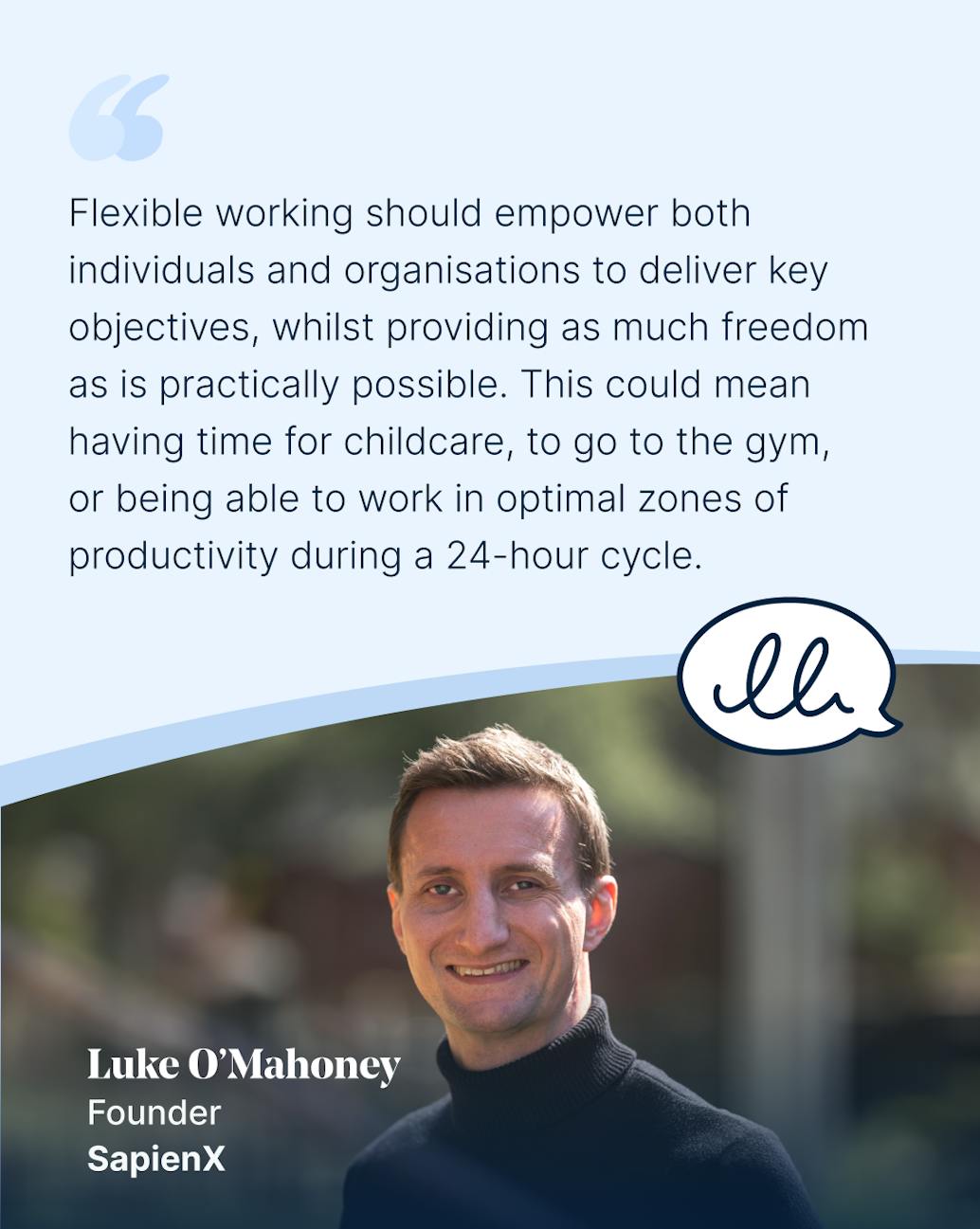 Luke O'Mahoney on flexible working