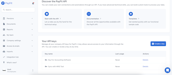 PayFit's open API