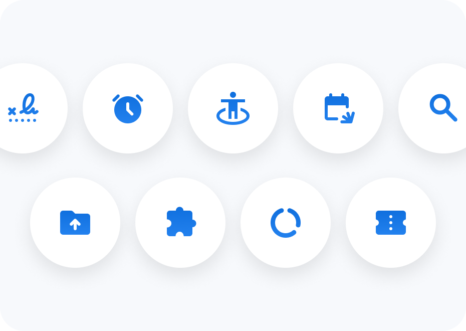 image illustrant les différentes fonctionnalités de l'application