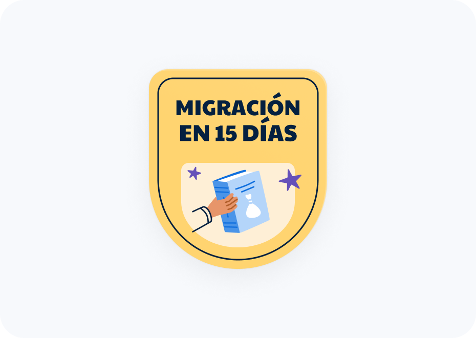 Ilustración de la migración en 15 días con el software de nómina